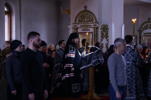 Чтение второй части Великого покаянного канона преподобного Андрея Критского в Свято-Андреевском кафедральном соборе