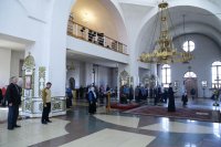 1-Чтение Акафиста Божией Матери в кафедральном соборе столицы Рудного Алтая (+ВИДЕО)