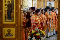 13-Управляющий Усть-Каменогорской и Семипалатинской епархией епископ Амфилохий принял участие в духовных торжествах по случаю принесения чудотворной Казанской иконы Божией Матери в южную столицу Казахстана