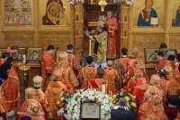 15-Управляющий Усть-Каменогорской и Семипалатинской епархией епископ Амфилохий принял участие в духовных торжествах по случаю принесения чудотворной Казанской иконы Божией Матери в южную столицу Казахстана