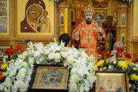 17-Управляющий Усть-Каменогорской и Семипалатинской епархией епископ Амфилохий принял участие в духовных торжествах по случаю принесения чудотворной Казанской иконы Божией Матери в южную столицу Казахстана