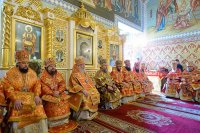 18-Управляющий Усть-Каменогорской и Семипалатинской епархией епископ Амфилохий принял участие в духовных торжествах по случаю принесения чудотворной Казанской иконы Божией Матери в южную столицу Казахстана