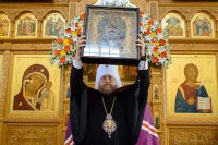 39-Управляющий Усть-Каменогорской и Семипалатинской епархией епископ Амфилохий принял участие в духовных торжествах по случаю принесения чудотворной Казанской иконы Божией Матери в южную столицу Казахстана