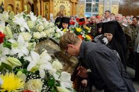 31-Епископ Амфилохий принял участие во встрече великой святыни Православия - чудотворной Казанской иконы Божией Матери