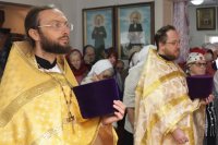 9-В Неделю 17-ю по Пятидесятнице епископ Амфилохий совершил Божественную Литургию в Покровском храме села Верх-Уба