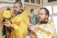 20-В Неделю 17-ю по Пятидесятнице епископ Амфилохий совершил Божественную Литургию в Покровском храме села Верх-Уба