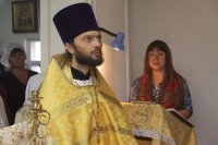 31-В Неделю 17-ю по Пятидесятнице епископ Амфилохий совершил Божественную Литургию в Покровском храме села Верх-Уба