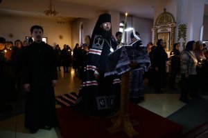 Чтение заключительной части Великого покаянного канона преподобного Андрея Критского