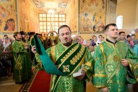 5-Епископ Амфилохий сослужил Главе Православной Церкви Казахстана за всенощным бдением в канун празднования 50-летия преставления преподобного Севастиана Карагандинского