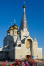 15-Епископ Амфилохий сослужил Главе Православной Церкви Казахстана за всенощным бдением в канун празднования 50-летия преставления преподобного Севастиана Карагандинского
