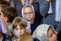 17-Епископ Амфилохий сослужил Главе Православной Церкви Казахстана за всенощным бдением в канун празднования 50-летия преставления преподобного Севастиана Карагандинского