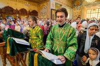 35-Епископ Амфилохий сослужил Главе Православной Церкви Казахстана за всенощным бдением в канун празднования 50-летия преставления преподобного Севастиана Карагандинского