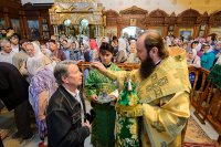 36-Епископ Амфилохий сослужил Главе Православной Церкви Казахстана за всенощным бдением в канун празднования 50-летия преставления преподобного Севастиана Карагандинского