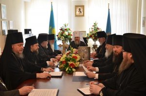 Управляющий Усть-Каменогорской епархией принял участие в первом в 2016 году заседании Синода Казахстанского Митрополичьего округа в Алма-Ате