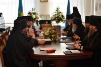 1-Управляющий Усть-Каменогорской епархией принял участие в первом в 2016 году заседании Синода Казахстанского Митрополичьего округа в Алма-Ате