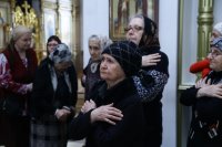 13-В пятницу первой седмицы Великого поста епископ Амфилохий совершил Литургию Преждеосвященных Даров и чин освящения колива