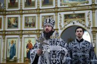 25-В пятницу первой седмицы Великого поста епископ Амфилохий совершил Литургию Преждеосвященных Даров и чин освящения колива