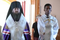 5-В канун праздника Преображения Господня епископ Усть-Каменогорский и Семипалатинский Амфилохий совершил всенощное бдение в Андреевском соборе г. Усть-Каменогорска.