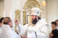 19-В канун праздника Преображения Господня епископ Усть-Каменогорский и Семипалатинский Амфилохий совершил всенощное бдение в Андреевском соборе г. Усть-Каменогорска.