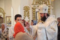 21-В канун праздника Преображения Господня епископ Усть-Каменогорский и Семипалатинский Амфилохий совершил всенощное бдение в Андреевском соборе г. Усть-Каменогорска.