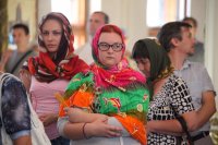 22-В канун праздника Преображения Господня епископ Усть-Каменогорский и Семипалатинский Амфилохий совершил всенощное бдение в Андреевском соборе г. Усть-Каменогорска.
