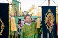 2-В память преподобного Севастиана по улицам Караганды прошел крестный ход, и состоялось открытие монумента святому
