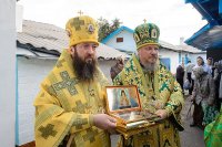 5-В память преподобного Севастиана по улицам Караганды прошел крестный ход, и состоялось открытие монумента святому