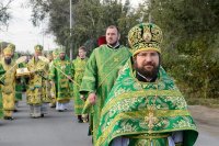 13-В память преподобного Севастиана по улицам Караганды прошел крестный ход, и состоялось открытие монумента святому