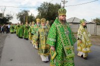 17-В память преподобного Севастиана по улицам Караганды прошел крестный ход, и состоялось открытие монумента святому