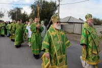 18-В память преподобного Севастиана по улицам Караганды прошел крестный ход, и состоялось открытие монумента святому