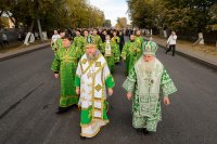 23-В память преподобного Севастиана по улицам Караганды прошел крестный ход, и состоялось открытие монумента святому