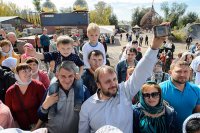 41-В память преподобного Севастиана по улицам Караганды прошел крестный ход, и состоялось открытие монумента святому