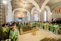 2-Управляющий Усть-Каменогорской епархией принял участие в духовных торжествах, посвященных 50-летию преставления преподобноисповедника Севастиана Карагандинского, в «Шахтерской столице» Казахстана
