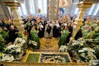 42-Управляющий Усть-Каменогорской епархией принял участие в духовных торжествах, посвященных 50-летию преставления преподобноисповедника Севастиана Карагандинского, в «Шахтерской столице» Казахстана