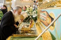 49-Управляющий Усть-Каменогорской епархией принял участие в духовных торжествах, посвященных 50-летию преставления преподобноисповедника Севастиана Карагандинского, в «Шахтерской столице» Казахстана