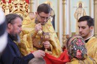 22-В воскресный день епископ Амфилохий возглавил служение Божественной Литургии в кафедральном соборе