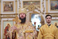 26-В воскресный день епископ Амфилохий возглавил служение Божественной Литургии в кафедральном соборе