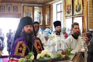 Преобразился еси на горе, Христе Боже. Престольный праздник Спасо-Преображенского храма города Шемонаиха.