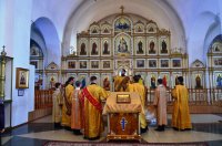 12-Служение епископа Амфилохия в Неделю о мытаре и фарисее (+ВИДЕО)