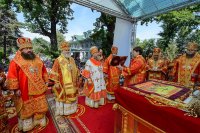 25-Управляющий Усть-Каменогорской и Семипалатинской епархией епископ Амфилохий принял участие в праздновании 70-летия возвращения Никольского собора Алма-Аты Русской Православной Церкви