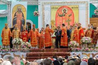 43-Управляющий Усть-Каменогорской и Семипалатинской епархией епископ Амфилохий принял участие в праздновании 70-летия возвращения Никольского собора Алма-Аты Русской Православной Церкви