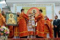 53-Управляющий Усть-Каменогорской и Семипалатинской епархией епископ Амфилохий принял участие в праздновании 70-летия возвращения Никольского собора Алма-Аты Русской Православной Церкви