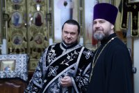 3-В среду второй седмицы Святой Четыредесятницы епископ Амфилохий совершил Литургию Преждеосвященных Даров в Свято-Зиновьевском храме столицы Рудного Алтая