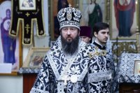 9-В среду второй седмицы Святой Четыредесятницы епископ Амфилохий совершил Литургию Преждеосвященных Даров в Свято-Зиновьевском храме столицы Рудного Алтая