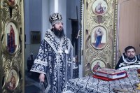 19-В среду второй седмицы Святой Четыредесятницы епископ Амфилохий совершил Литургию Преждеосвященных Даров в Свято-Зиновьевском храме столицы Рудного Алтая