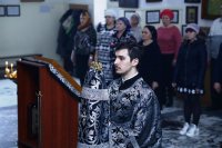 21-В среду второй седмицы Святой Четыредесятницы епископ Амфилохий совершил Литургию Преждеосвященных Даров в Свято-Зиновьевском храме столицы Рудного Алтая