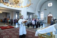 5-Служение епископа Амфилохия в Лазареву Субботу