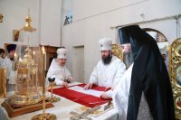 8-Служение епископа Амфилохия в Лазареву Субботу