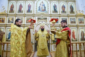Служение епископа Амфилохия в Неделю по Богоявлении