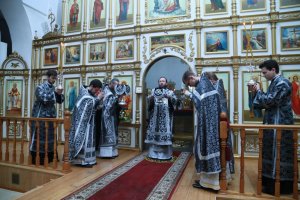 Служение епископа Амфилохия в Великий Понедельник